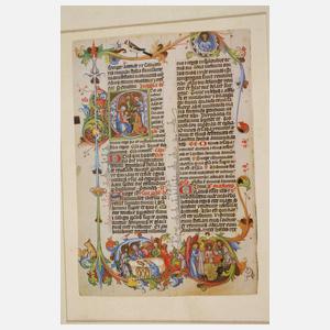 Grosse Buchmalerei des Mittelalters