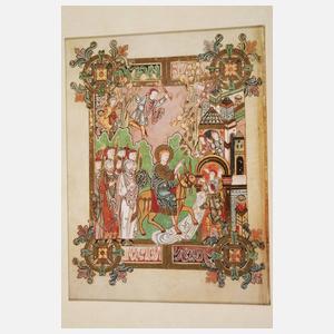 Grosse Buchmalerei des Mittelalters