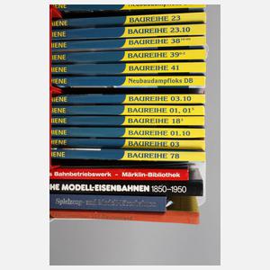 Große Sammlung Fachliteratur Eisenbahn