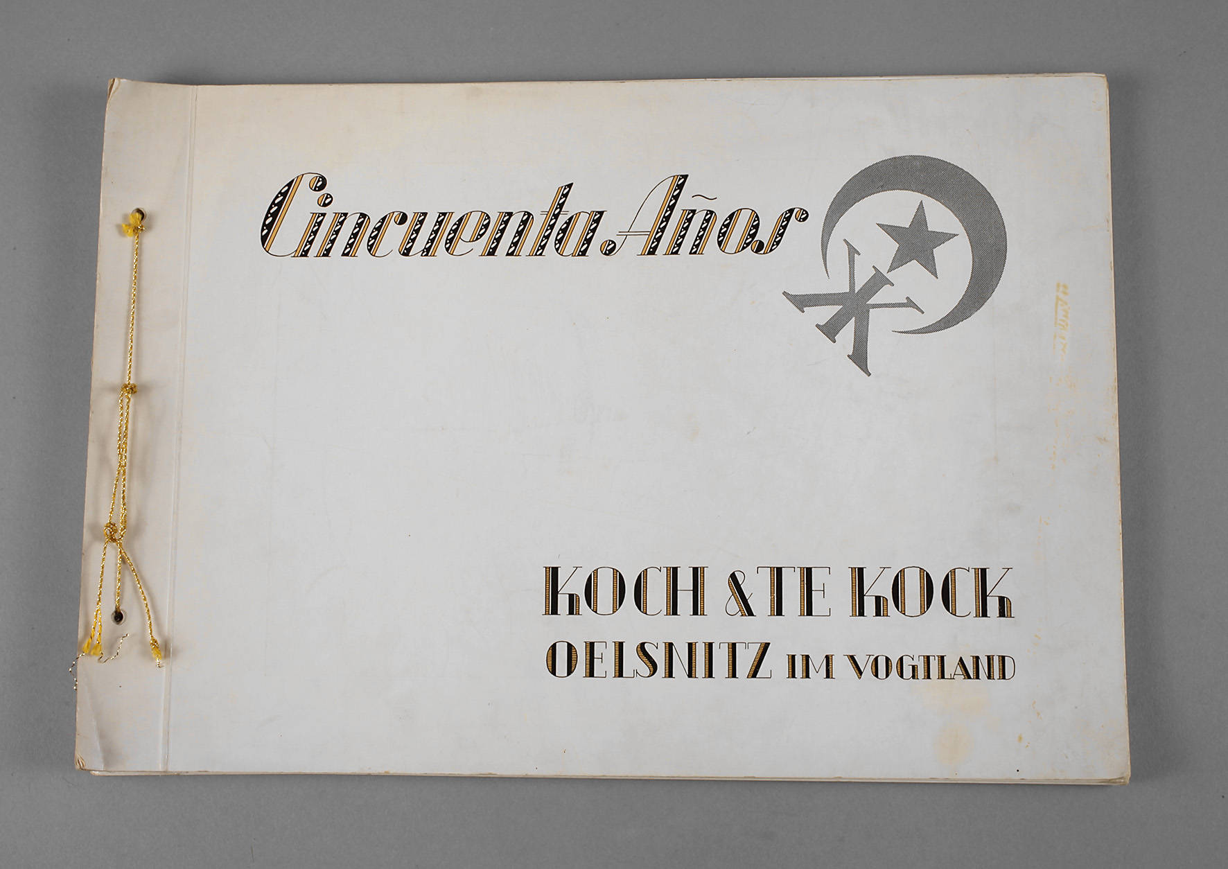 Jubiläumsschrift Teppichfabrik Oelsnitz