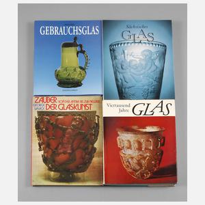 Konvolut Fachliteratur Glas