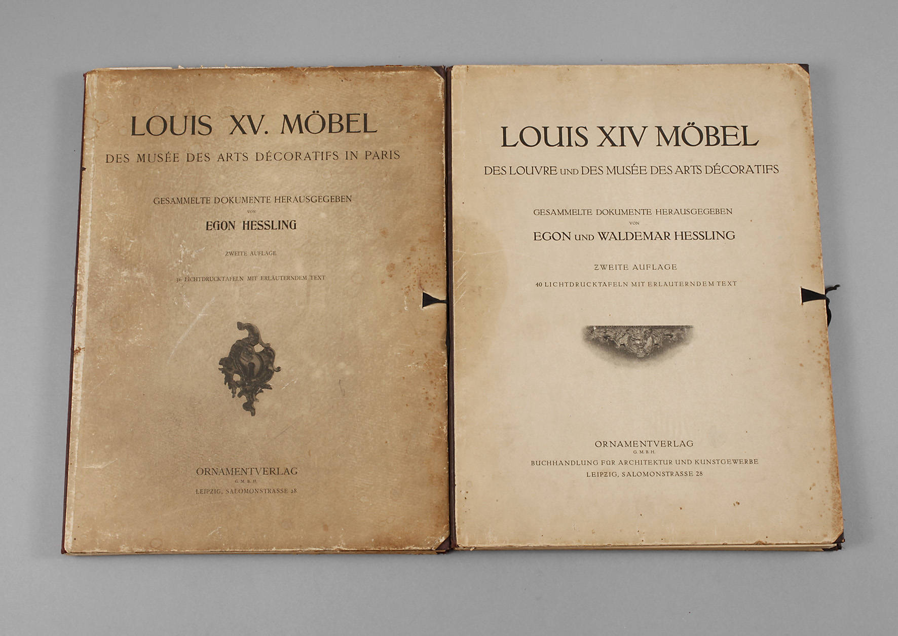 Mappe Louis XIV./XV. Möbel
