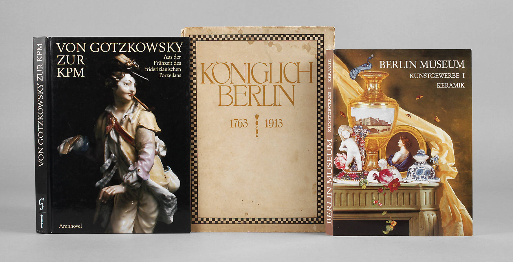 Konvolut Fachliteratur KPM Berlin