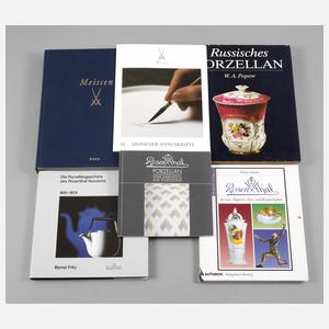 Konvolut Fachliteratur Porzellan