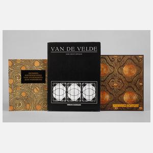 Konvolut Künstlermonografien Jugendstil