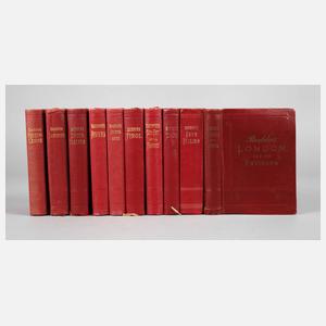 Konvolut Baedekers Reisehandbücher