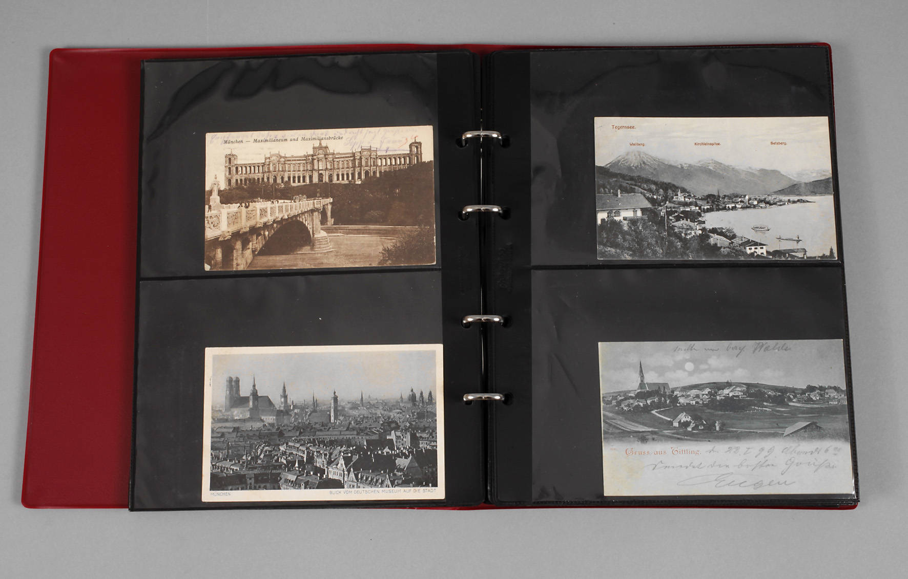 Album Ansichtskarten, München und Alpenregion