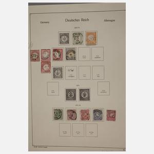 Konvolut Briefmarken Deutsches Reich
