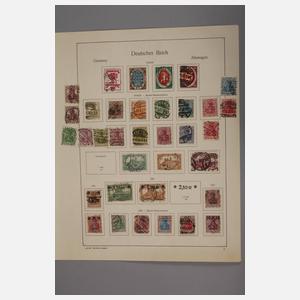 Konvolut Briefmarken Deutsches Reich