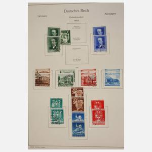 Konvolut Briefmarken Deutsches Reich