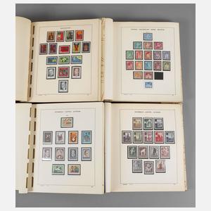 Briefmarkensammlung Österreich/Liechtenstein/Schweiz