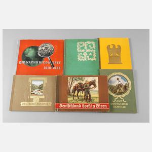 Konvolut Zigaretten-Sammelbilderalben III. Reich