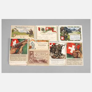 Schweizerische Schützenvereins-Karten