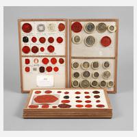 Konvolut historischer Siegelabdrücke111