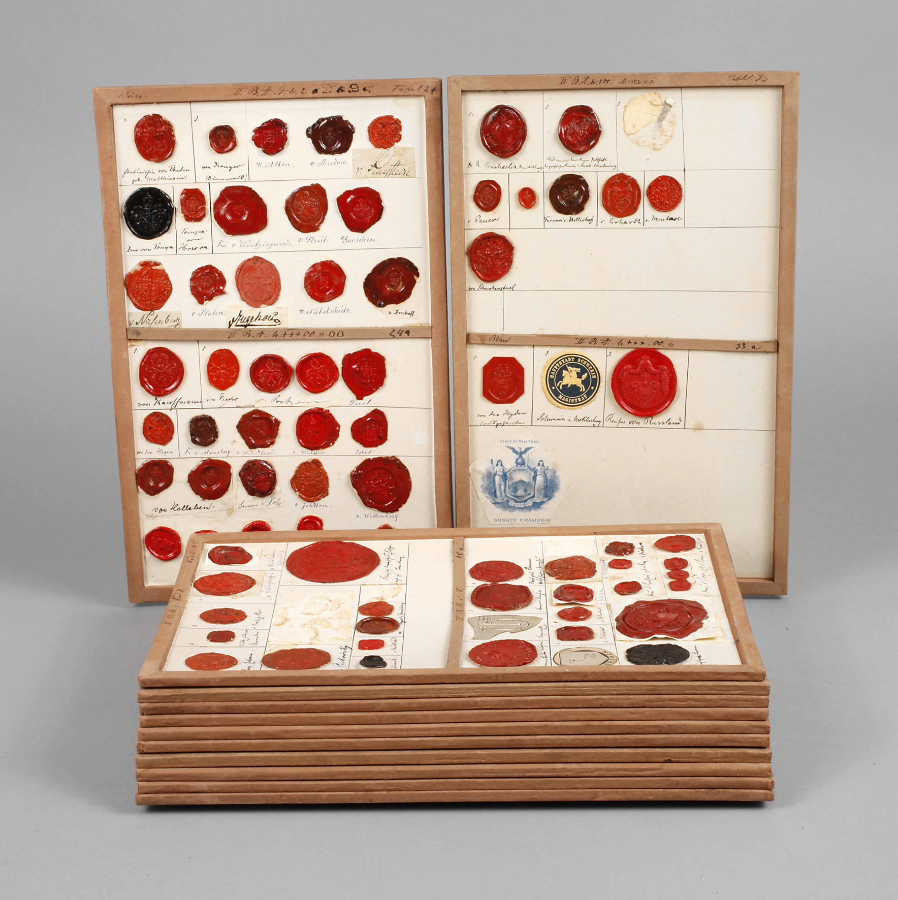 Konvolut historischer Siegelabdrücke