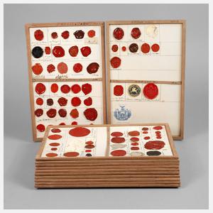 Konvolut historischer Siegelabdrücke