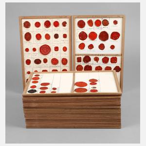 Konvolut historischer Siegelabdrücke