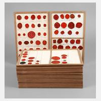 Konvolut historischer Siegelabdrücke111