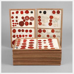 Konvolut historischer Siegelabdrücke