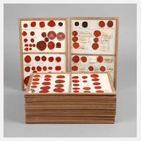 Konvolut historischer Siegelabdrücke111