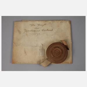 Historischer Lehnbrief