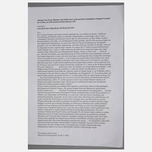 Historischer Lehnbrief