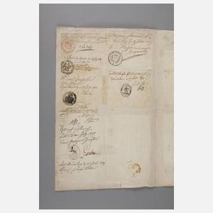 Passierschein, chargé d'affaires de S. M. le Roi de Saxe in Paris