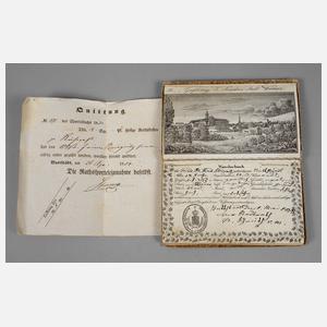 Wanderbuch für Handwerksgesellen Sachsen-Weimar