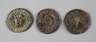 Drei römische Quadrans