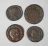 Viermal spätantike AE-Folles