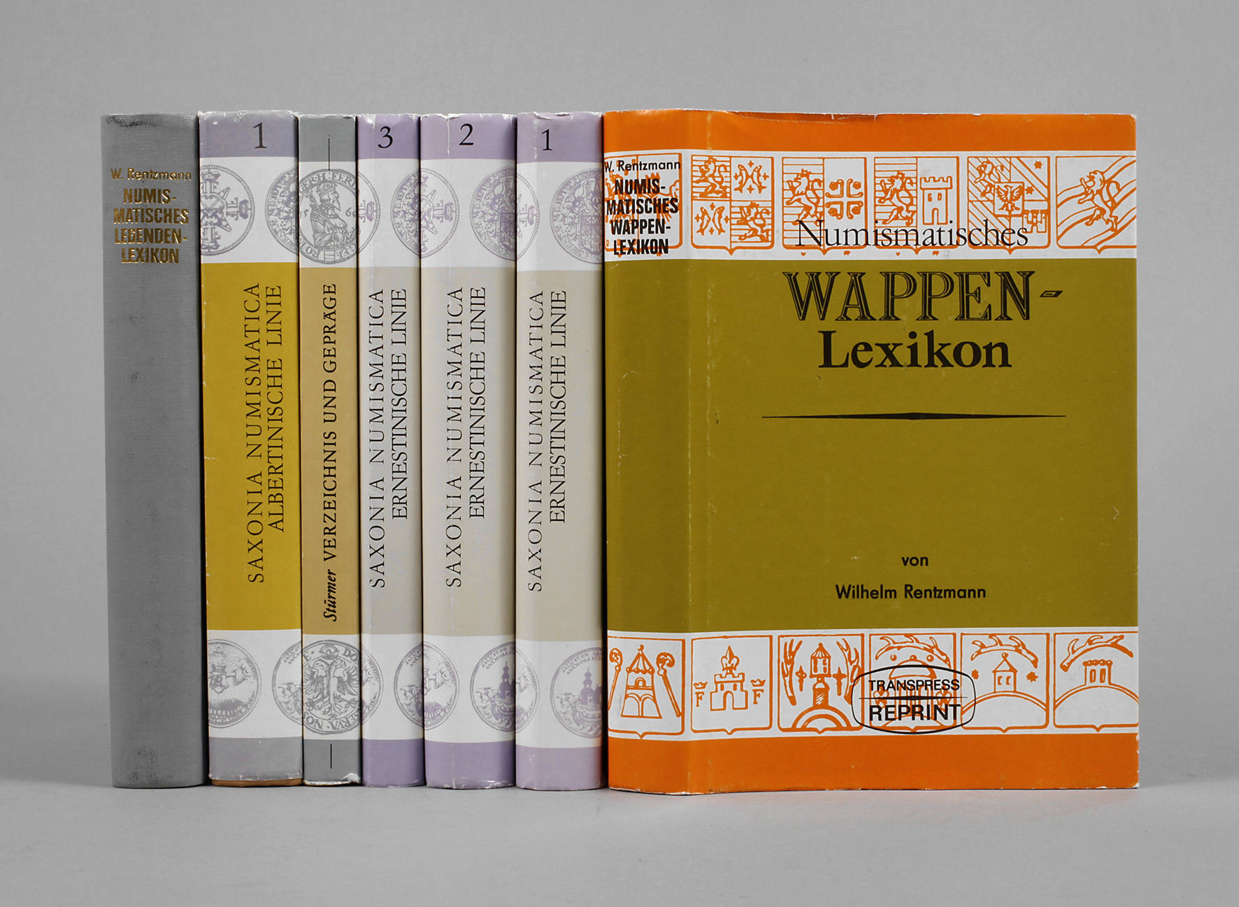 Konvolut Fachliteratur Münzen, Sachsen