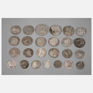 Konvolut Kleinmünzen der frühen Neuzeit