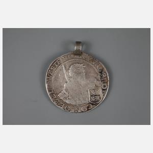 Taler der Vereinigten Niederlande (17. Jh.) als Münzanhänger