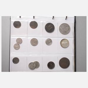 Münzalbum frühneuzeitliche Kleinmünzen bis 19./20. Jh.