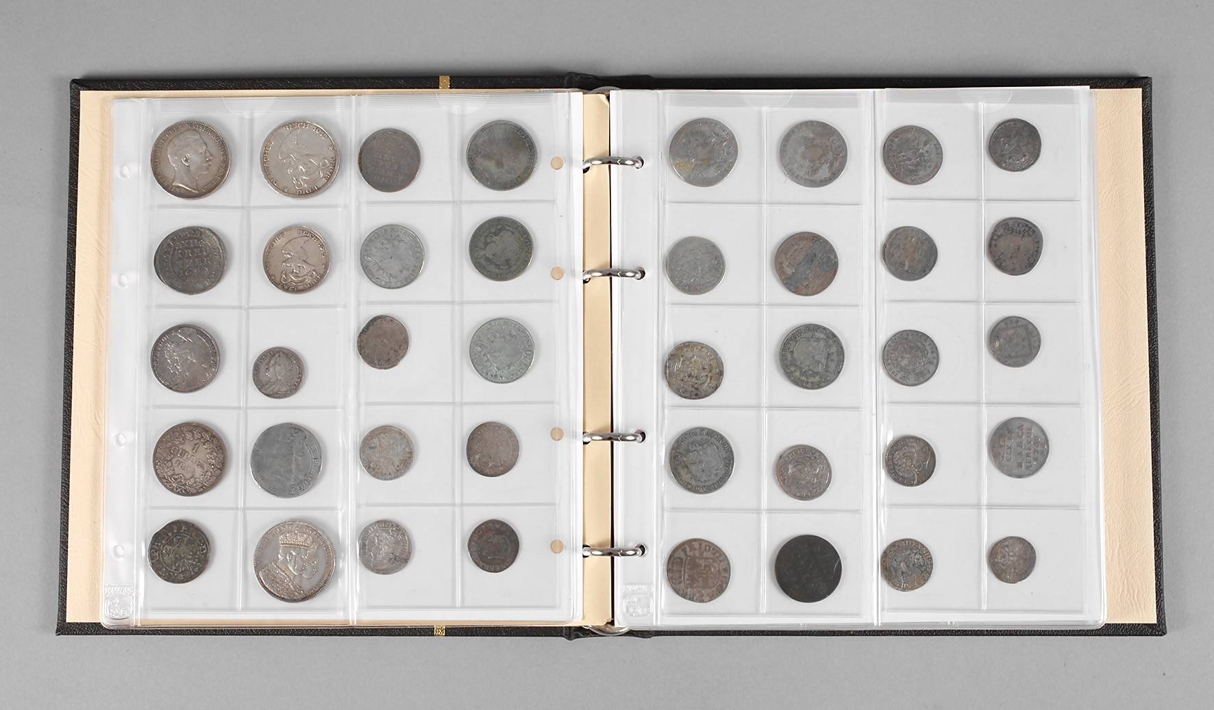 Münzalbum frühneuzeitliche Kleinmünzen bis 19./20. Jh.