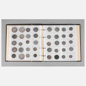 Münzalbum frühneuzeitliche Kleinmünzen bis 19./20. Jh.