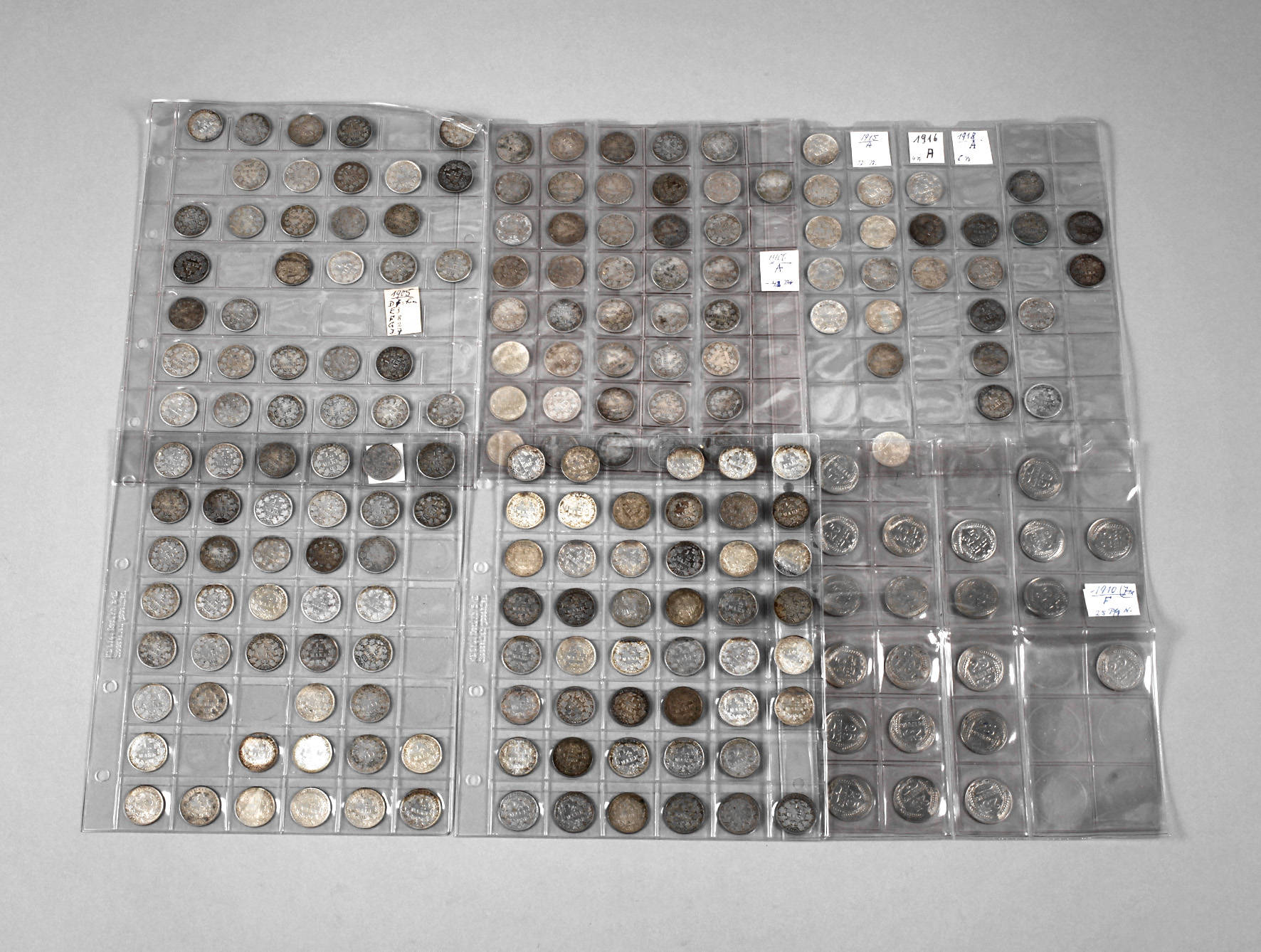 Konvolut 1/2 Mark und 25 Pfennige Kaiserreich