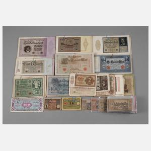 Reichsbanknoten und Notgeld