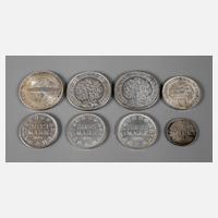 Konvolut Reichsmark Silbermünzen111