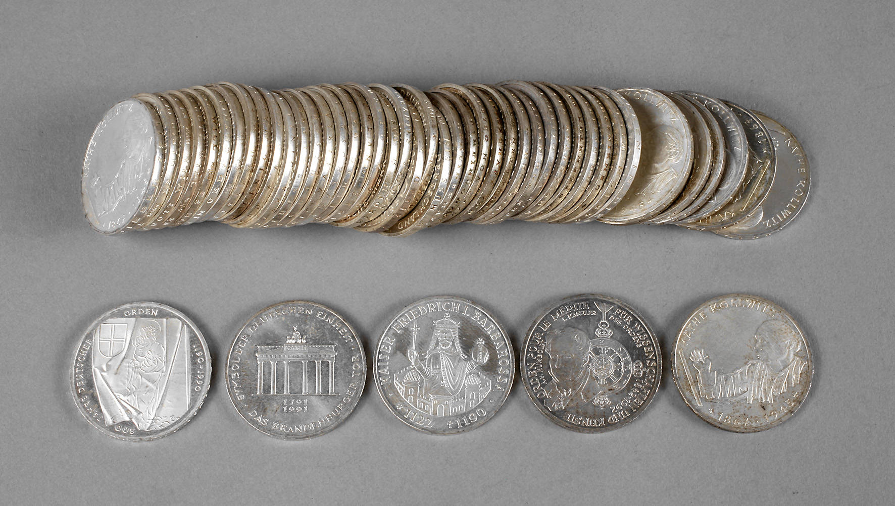 Konvolut 10 DM Gedenkmünzen