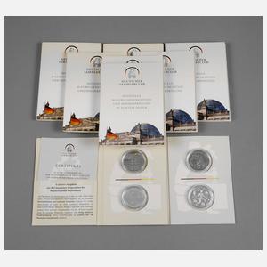 Konvolut 10 Euro Gedenkmünzen