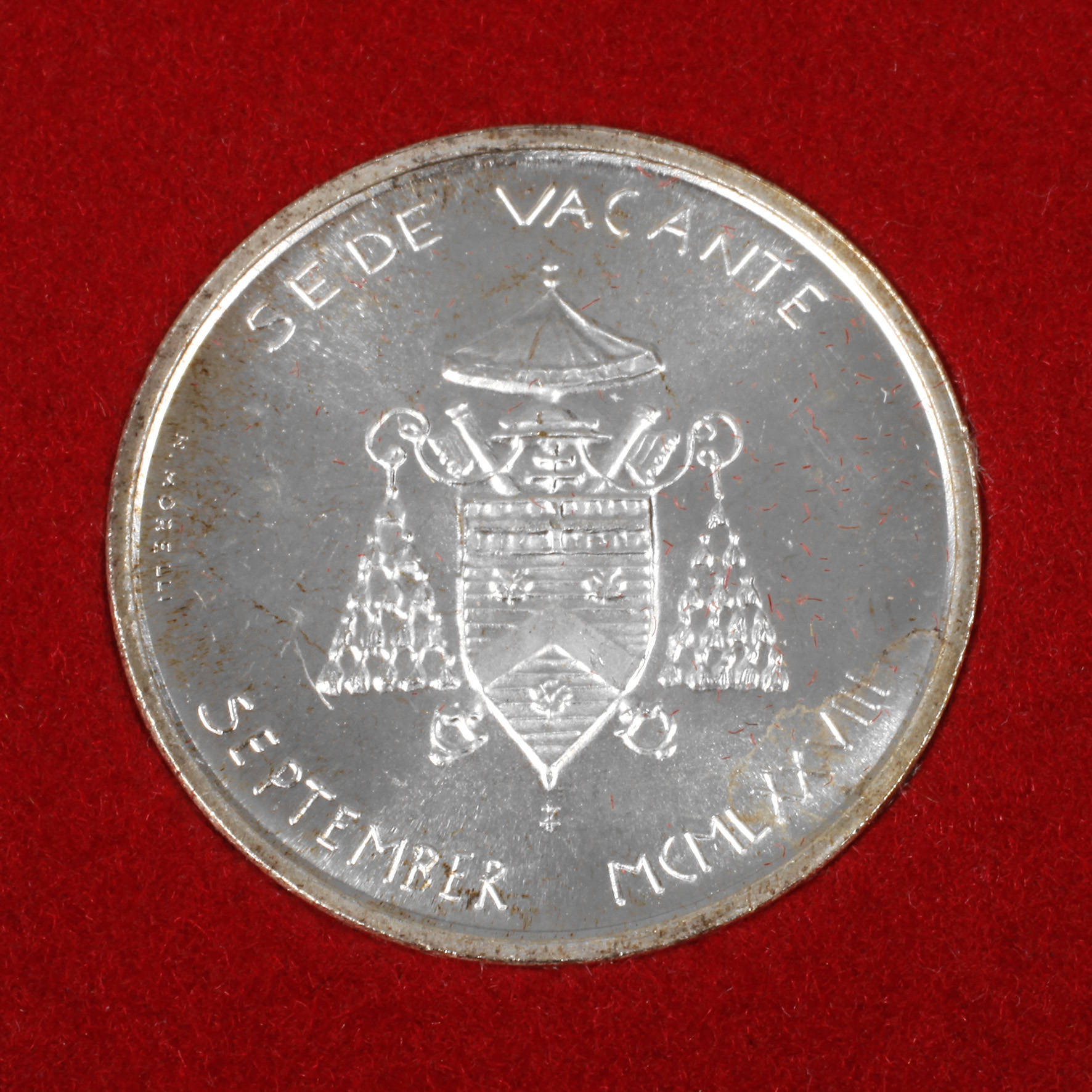 Silber-Münze Vatikan