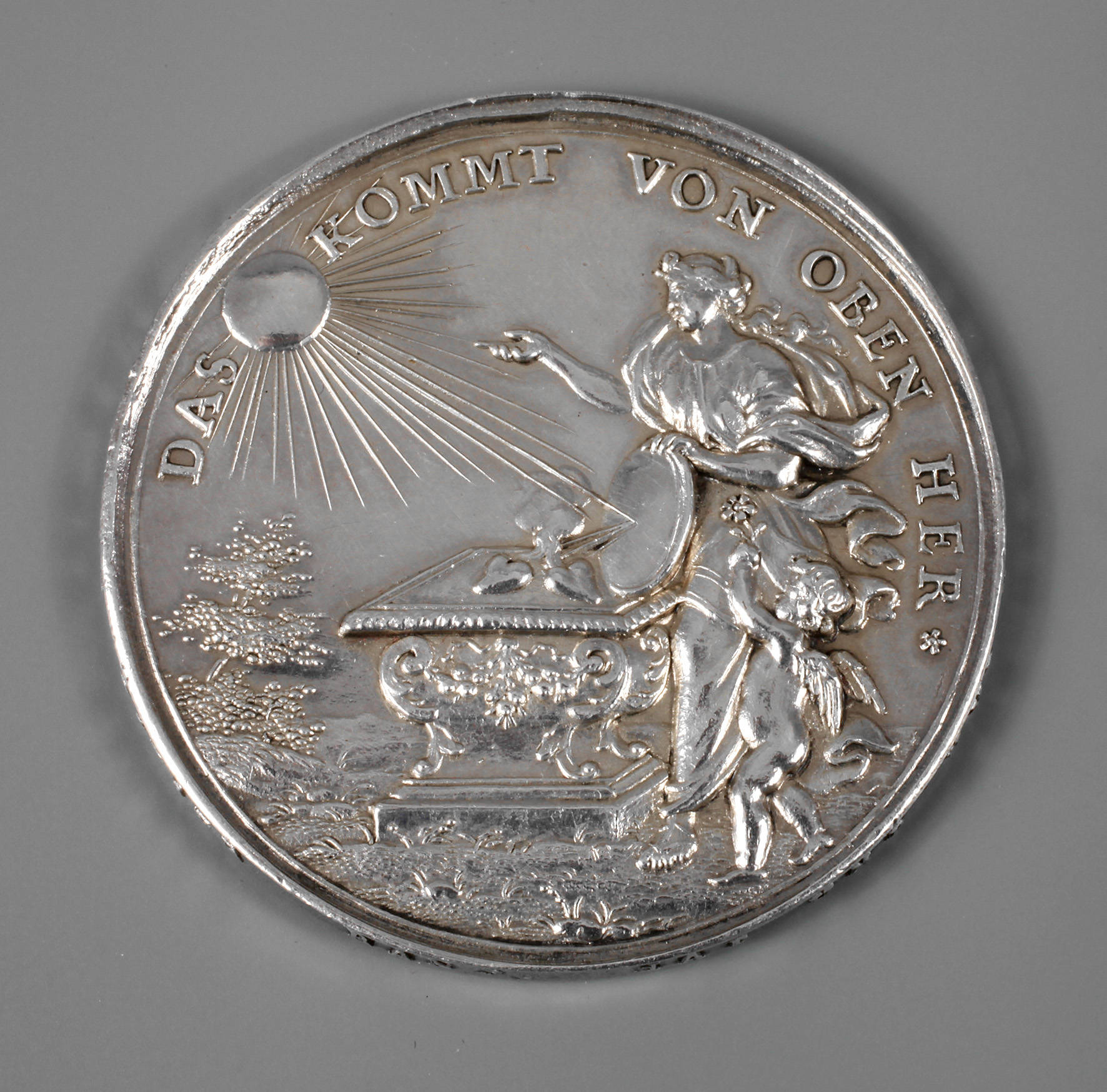 Silbermedaille Freimaurer