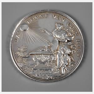 Silbermedaille Freimaurer