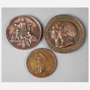 Drei Bronzemedaillen