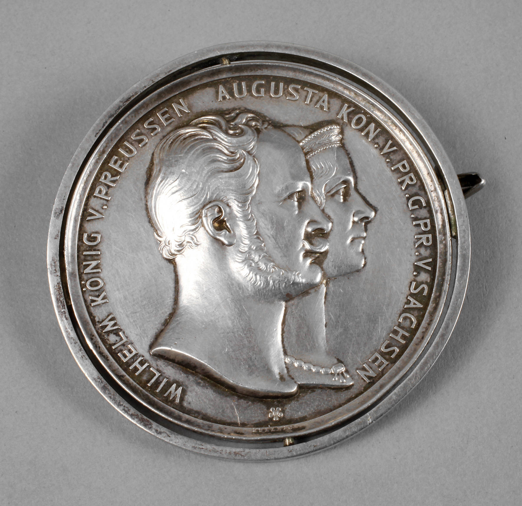 Silberne Hochzeitsmedaille Freimaurer