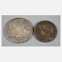 Zweimal Medaillen Frankreich um 1890111