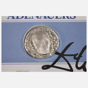 Silbermedaille Salvador Dali