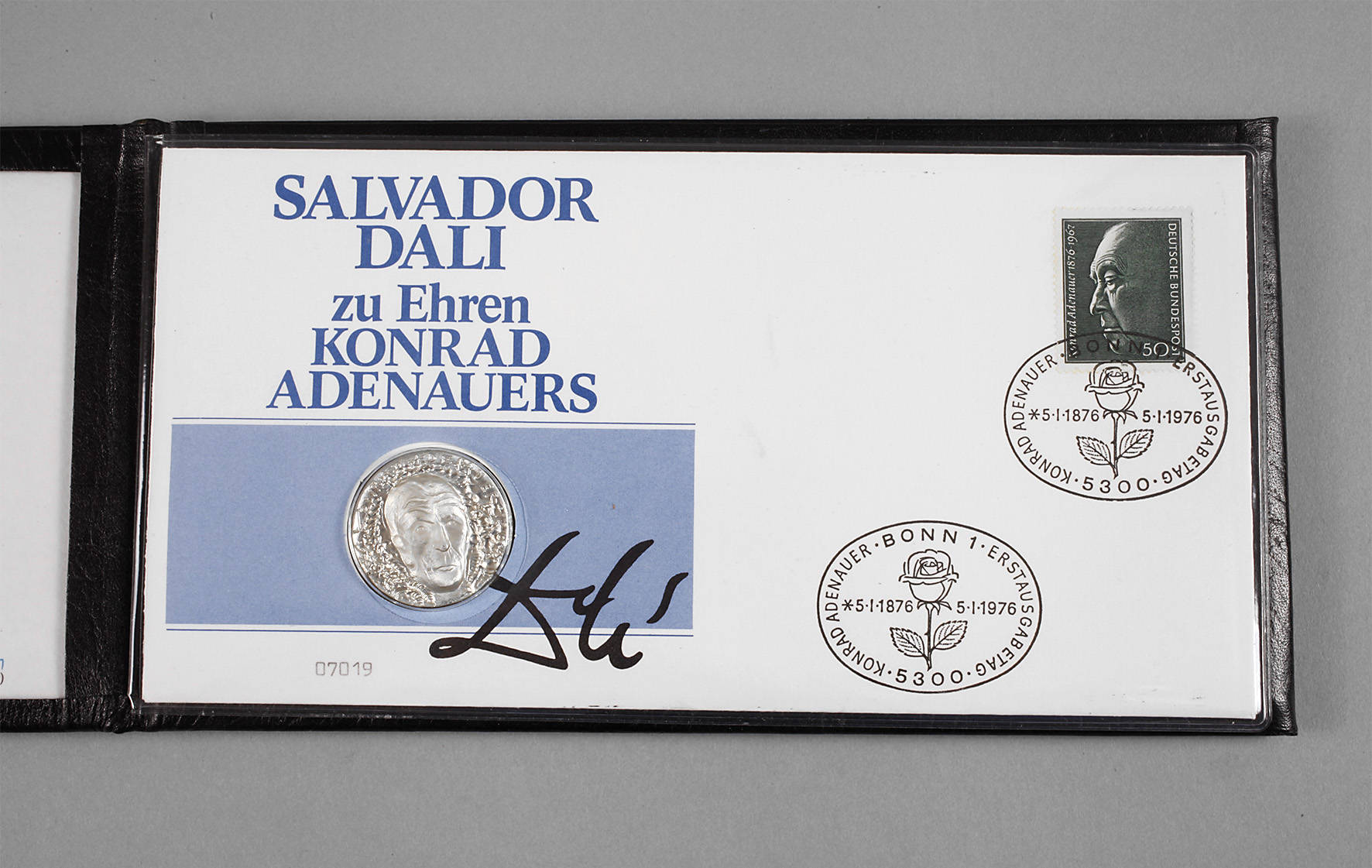 Silbermedaille Salvador Dali