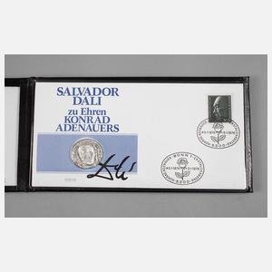 Silbermedaille Salvador Dali